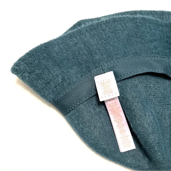 Savage X Fenty Teal Fuzzy Bucket Hat - Picture 4 of 5
